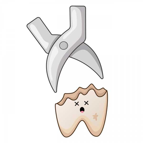 کشیدن دندان بدون درد