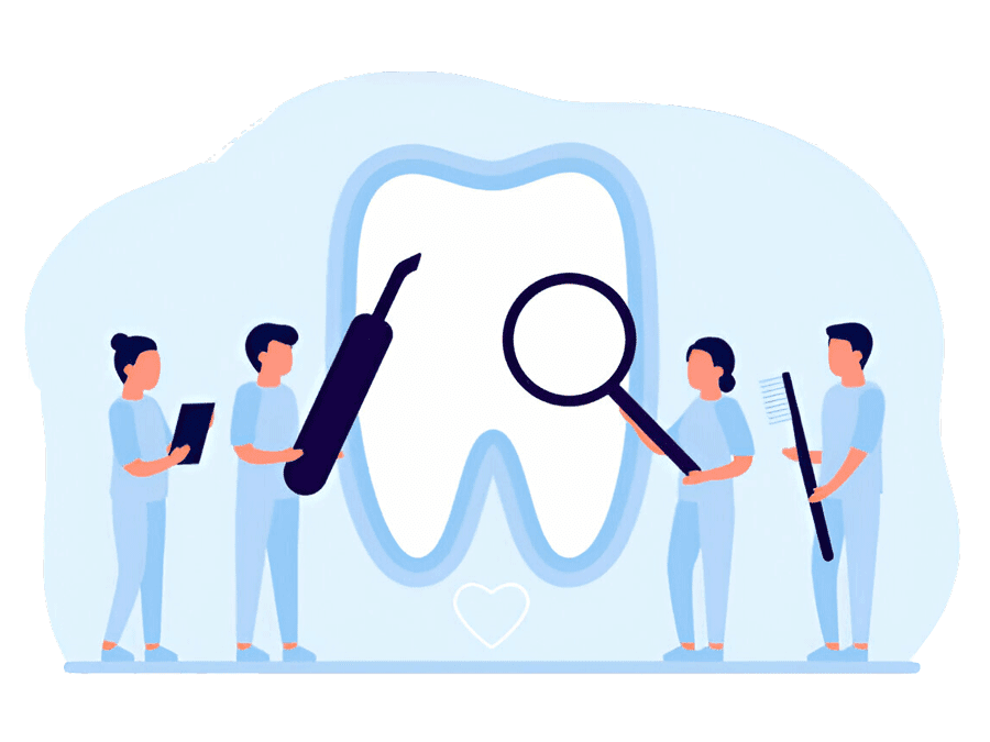پر کردن دندان